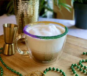 King Cake Cappuccino