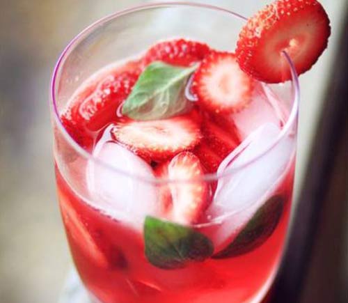 Strawberry Basil Tea