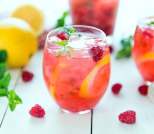 Sparkling Raspberry Lemonade