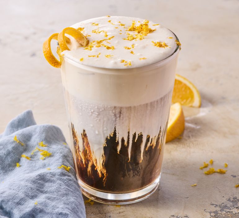 Cardamon Cold Brew with Orange Cold Foam